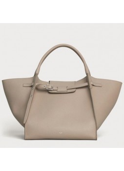 Ce.line Meidum Big Bag In Light Taupe Grained Calfskin High